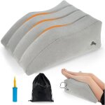 Coussin jambes gonflable portable usage lombaire / genoux nuit / canap� / lecture / lit .