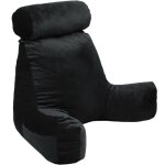 Coussin de lecture velours - 65x80 cm bananair noir