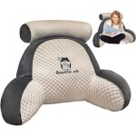 Coussin de lecture rafrachissant?coussin de soutien dorsal en soie glace?coussin de lecture pour lit?coussin ...