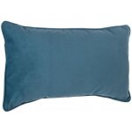 Coussin lilou effet velours 30 x 50 cm atmosphera - bleu