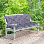 Outsunny - coussin - tissus - 132x110x10cm - gris