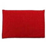 Coussin aux noyaux de cerises 30x20cm coton bio rouge coussin thermique coussin aux graines