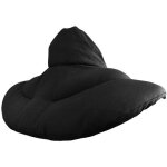Coussin de nuque - noir - graines de lin - col montant - utilisation chaude et froide - made in germany ... Coussin de nuque - noir - graines de lin - col montant - utilisation chaude et froide - made in germany ...