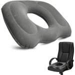 Coussin orthopédique gonflable - bureau - anti escarres - soulagement coccyx - léger et pliable Coussin orthopédique gonflable - bureau - anti escarres - soulagement coccyx - léger et pliable