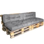 Coussin palette - lot x2 bananair gris