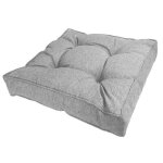 Coussins palettes - pokar - 40x40 - 100% polypropylne - intrieur / extrieur - gris