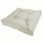 Coussins palettes - pokar - 50x50 cm - 100% polypropylne - intrieur / extrieur - beige
