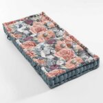Coussin de palette - rosalita - 60x120 cm - 100% coton - utilisation extrieure - bleu