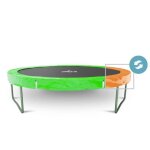Coussin de protection réversible - trampoline - Ø 14ft - orange - vert - mixte Coussin de protection réversible - trampoline - Ø 14ft - orange - vert - mixte