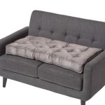 Coussin rehausseur pour canap en sudine gris fonc