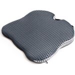 Coussin rehausseur voiture - febest - antid�rapant - mousse � m�moire de forme - housse lavable - gris ...