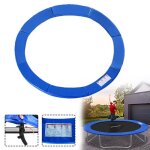 Coussin de s�curit� de trampoline - aufun - 366 cm - r�sistant aux uv - bleu - 15 mm d�paisseur
