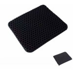 Coussin de si�ge en gel coussin de gel respirant avec housse antid�rapant pour voiture / bureau / fauteuil ...
