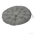 Coussin de siège - non spécifié - 60x60cm - gris foncé - rembourrage doux - résistant à leau Coussin de siège - non spécifié - 60x60cm - gris foncé - rembourrage doux - résistant à leau