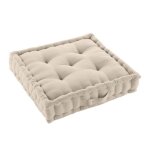 Coussin de sol 50x50 cm - uni - lin