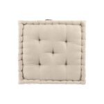 Coussin de sol 60 x 60 cm keoni lin