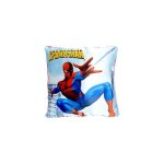 Coussin - spiderman - 35x35cm - rouge et bleu - déhoussable - enfant Coussin - spiderman - 35x35cm - rouge et bleu - déhoussable - enfant