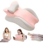 Coussin triangulaire coussin de lecture et coussin de soutien lombaire - coussin de relaxation pour lit ...