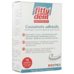 Coussinets adhésifs machoire inférieure - lot de 15 - fittydent Coussinets adhésifs machoire inférieure - lot de 15 - fittydent