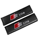 Coussinets de ceinture de s�curit� - audi - a3 a4 - noir - synth�tique - confortable