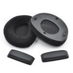Coussinets doreille de rechange pour sennheiser rs160 rs170 rs180 hdr160 hdr170 hdr180 casque sans fil(velours ...