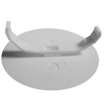 Couvercle de protection bote 60mm + 2 vis - blanc - zenitech