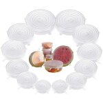 Couvercles alimentaires en silicone couvercles extensibles en silicone sans bpa couvercle universel de ...