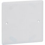 Couvercle pour bote  encastrer - legrand - batibox - 100 mm - plastique - 1 poste