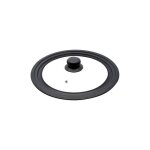 Couvercle de cuisson 16 / 18 / 20 cm en verre et acier carbone pour po�les elo