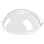 Couvercle micro - ondes - dema - sans bpa - poign�e ergonomique - orifices de vapeur r�glables - dimensions ...