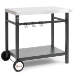Couvercle de plancha bbq - toro chariot pour barbecue 85 x 50 x 81 cm table dappoint