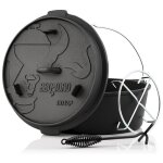 Couvercle de plancha bbq - toro dutch oven do12px 136 litres premium marmite en fonte