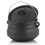 Couvercle de plancha bbq - toro potjie 2 6 litres chaudron de sorcire en fonte pot de cuisson