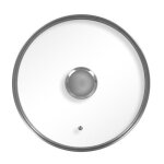 Durandal couvercles plat en verre cerclé inox pour poêles légende - 24 cm Durandal couvercles plat en verre cerclé inox pour poêles légende - 24 cm
