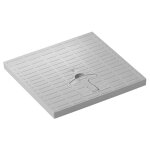 Couvercle de regard 20 x 20 cm jardibric - poigne de collecteur des eaux pluviales - 185 x 185 cm - ...
