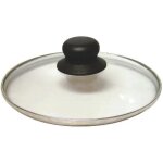 Couvercle en verre - baumalu - 24 cm - bouton baklite - trou vapeur