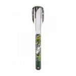 Couverts - akinod - 12h34 jungle - acier inoxydable - 3 pices - multicolore