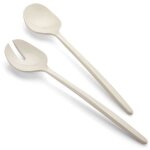 Couverts à salade - guzzini - tierra - 29 cm - plastique recyclé - blanc Couverts à salade - guzzini - tierra - 29 cm - plastique recyclé - blanc