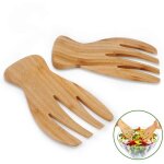 Couverts � saladecouverts � salade en bambouid�al pour servir la salade les p�tes les fruits sur votre ...