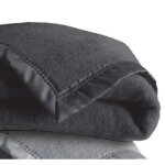 Couverture 180x220 cm polyester - viscose ombre Couverture 180x220 cm polyester - viscose ombre