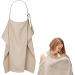 Couverture allaitement bebe tablier dallaitement douce et respirante 76 x 110 cm ajustable cache allaitement ...