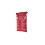 Couverture anti - feu chacon - fibre de verre - 120 cm - rouge