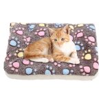 Couverture apaisante pour chat moelleuses peluche couvertures flanelle pour chiens chat tapis double ...