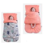 Couverture pour b�b� 0 - 8 mois turbulette bebe coton fille gar�on sac de couchage pour bambin couverture ...