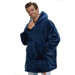 Couverture à capuche - haopyou - plaid pull à manche longue - 80x118cm - bleu marine - poche kangourou ... Couverture à capuche - haopyou - plaid pull à manche longue - 80x118cm - bleu marine - poche kangourou ...