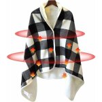 Couverture ch�le chauffante usb - mich - 140x80 cm - velours ultra doux - doublure en polaire - fermeture ...