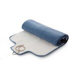 Couverture chauffante exterieure sans fil - medisana - ol 850 - 10 w - bleu