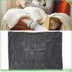 Couverture chauffante - fafeicy - usb - 3 niveaux de chaleur - tissu doux - portable gris