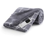Couverture chauffante - imetec - plaid chauffant 150x110 cm - 6 températures - tissu toucher velours ... Couverture chauffante - imetec - plaid chauffant 150x110 cm - 6 températures - tissu toucher velours ...