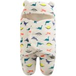 Couverture demmaillotage - amoune - dinosaure - hiver - 3 - 6 mois